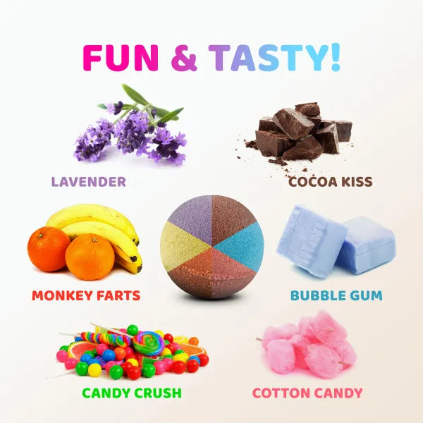 Bath Bombs for Kids with POKEMON Toys Inside