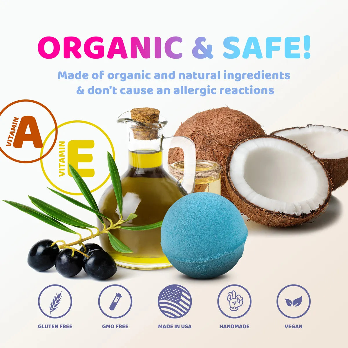 Fast Food Eraser Toy Bath Bomb for Kids with Surprise Inside