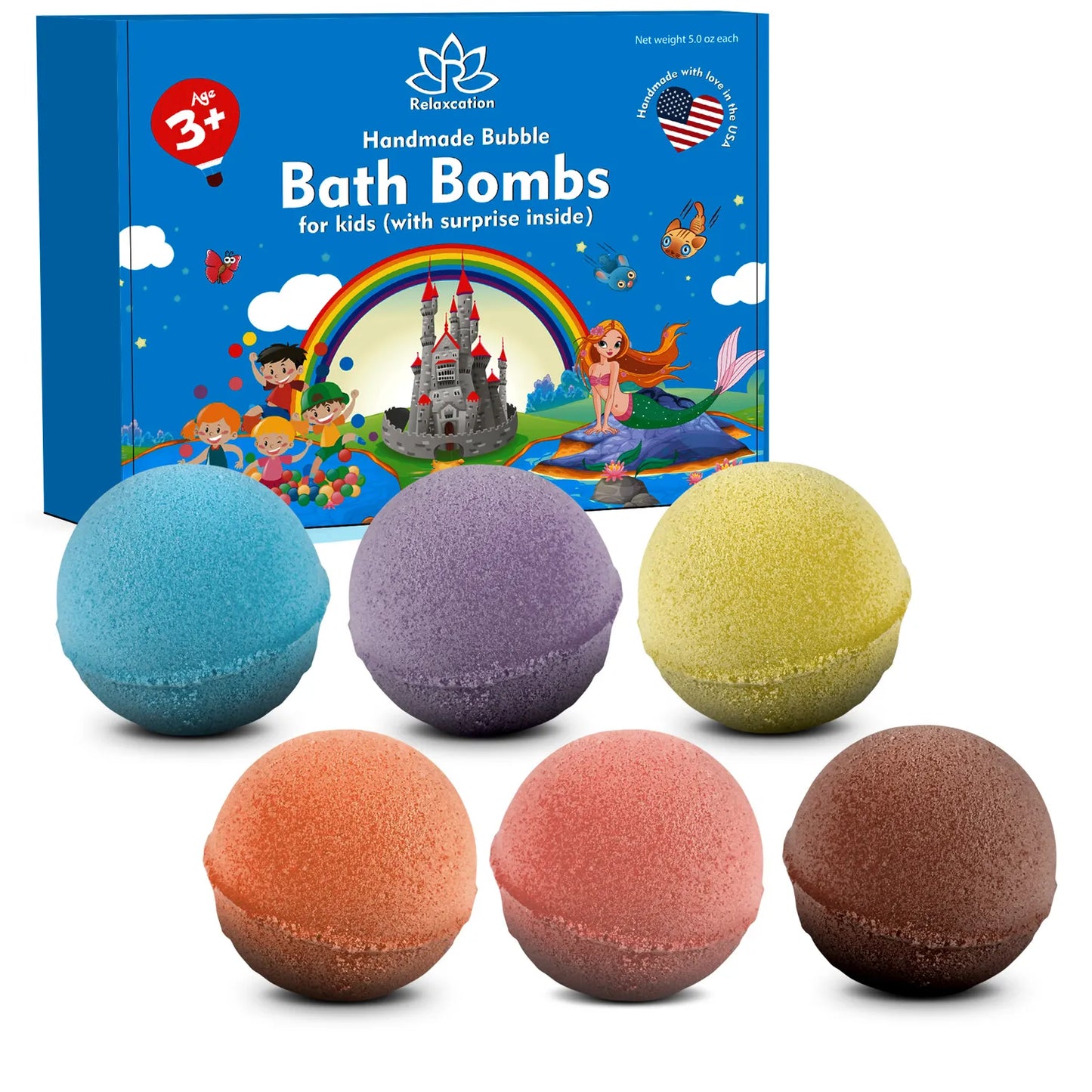 Bath Bombs with BEACH Toys Inside