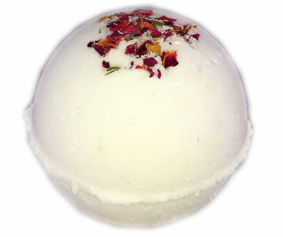 "Blossom Euphoria" Organic Bath Bomb in kraft box - 5 oz