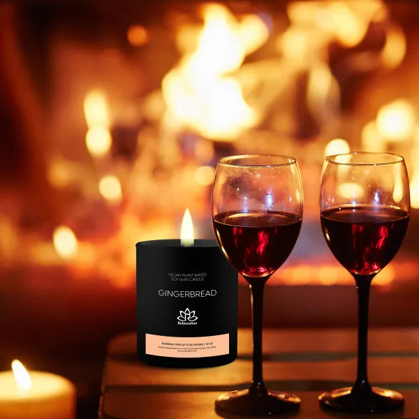 GINGERBREAD Soy Wax Candle in Glass Jar (10 oz)