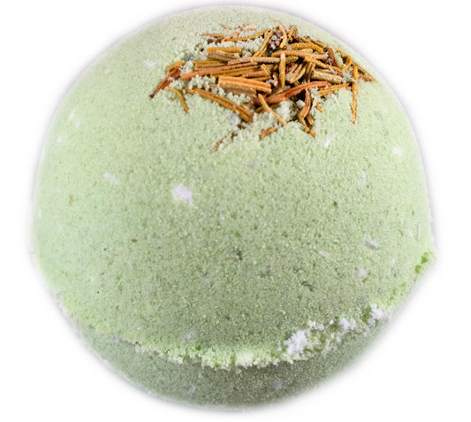 "Cedarwood" Organic Bath Bomb in kraft box - 5 oz