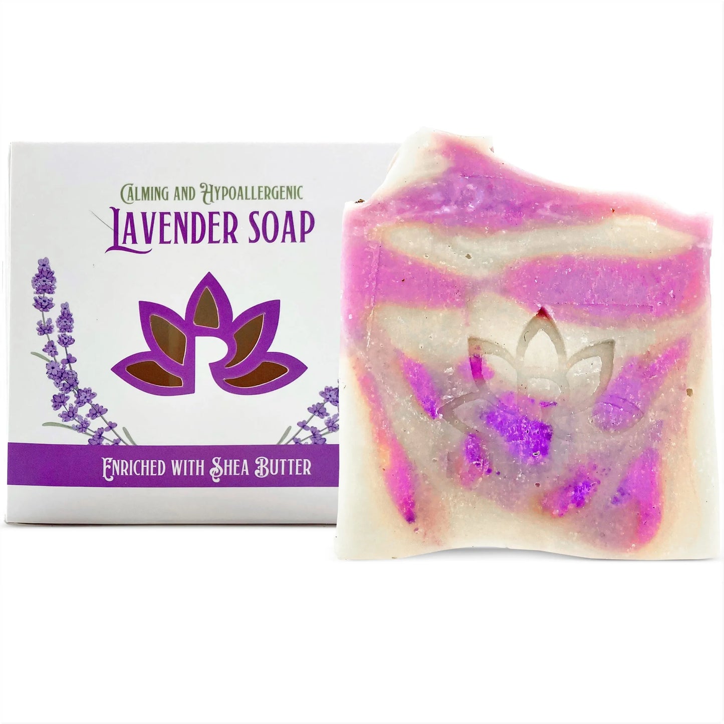 French LAVENDER SHEA BUTTER All-Natural Soap Bar