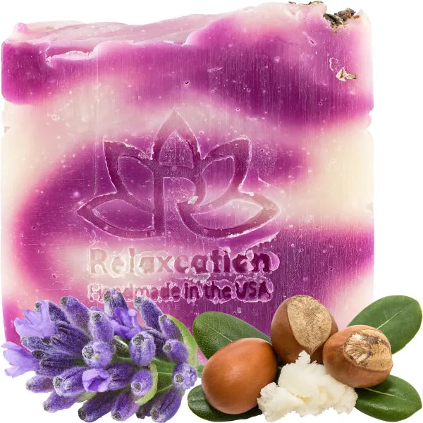 French LAVENDER SHEA BUTTER All-Natural Soap Bar