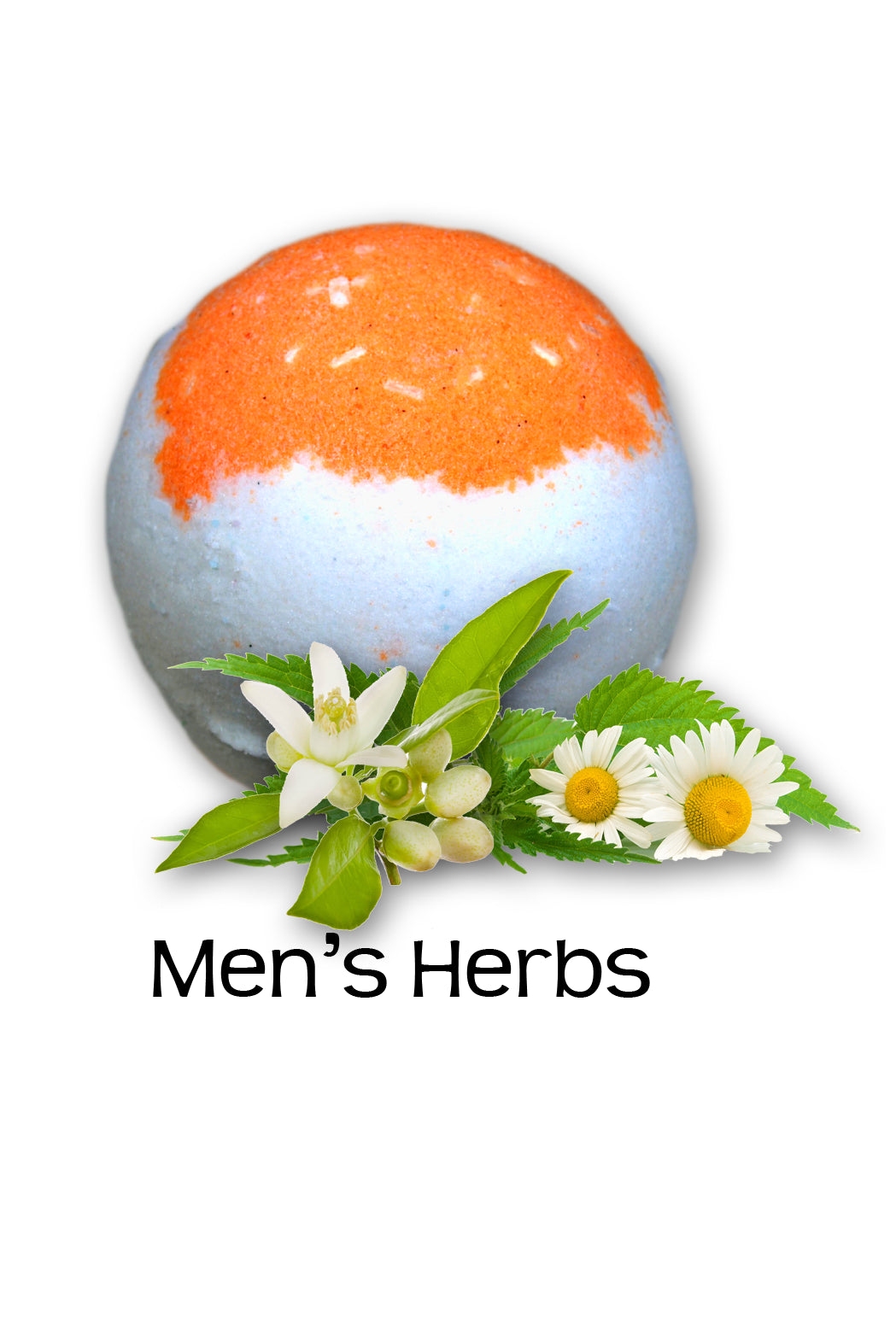 "Men's Herbs" Organic Bath Bomb for Men in kraft box - 5 oz