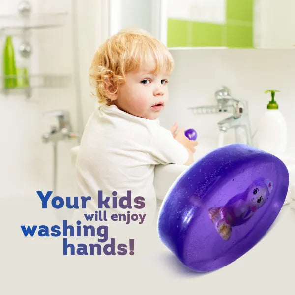 Sweet Berries Soap Bar for Kids With MERMAID Toy Inside