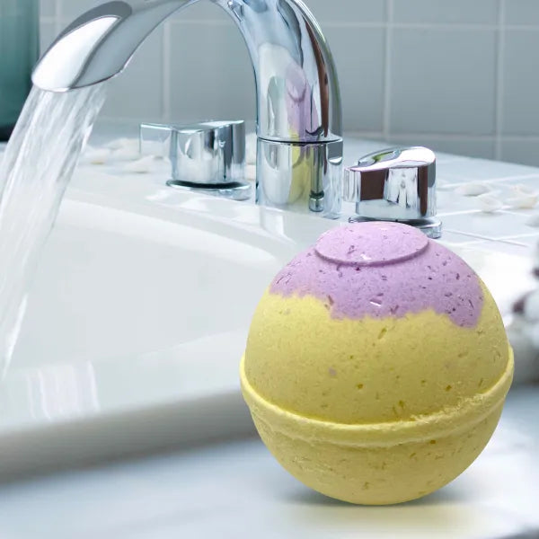 "Citrus and Sage" Organic Bath Bomb in kraft box - 5 oz