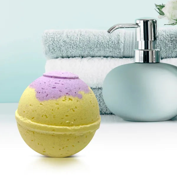 "Citrus and Sage" Organic Bath Bomb in kraft box - 5 oz