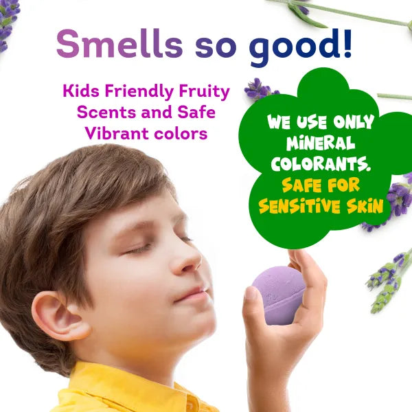 Bath Bombs for Kids with Surprise Sea Animals Toys Inside