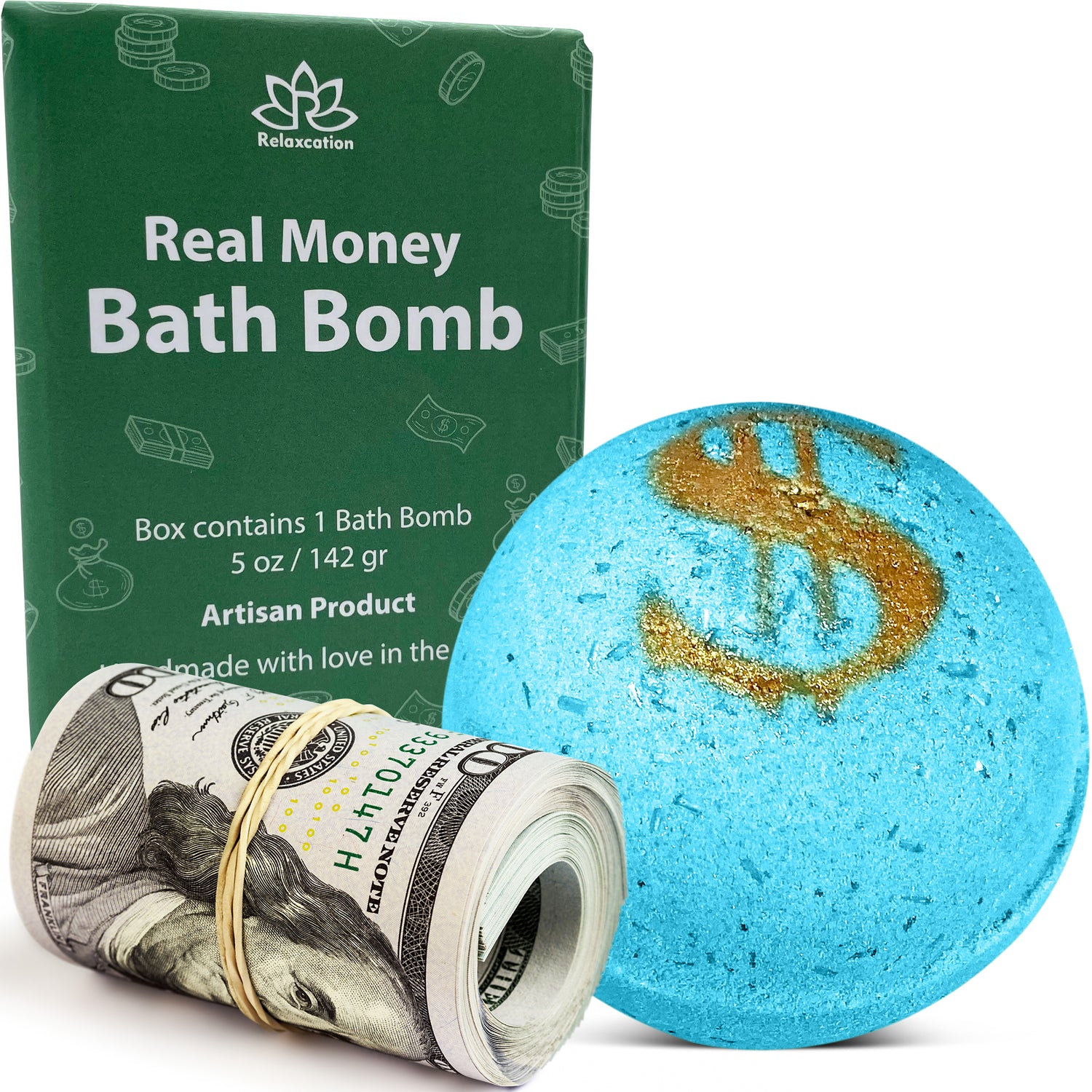 Money Bath Bombs – Surprise Cash Inside
