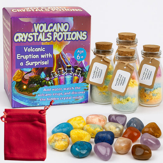 Bath Bombs Volcano Crystals Potions - Collect All 40 Crystals
