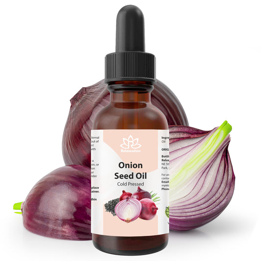 Pure Onion Essential Oil – Cold Pressed Onion Oil, Allium Cepa Seed Oil - 100% Botanical Plant Oil Ayurvedic Natural Oil