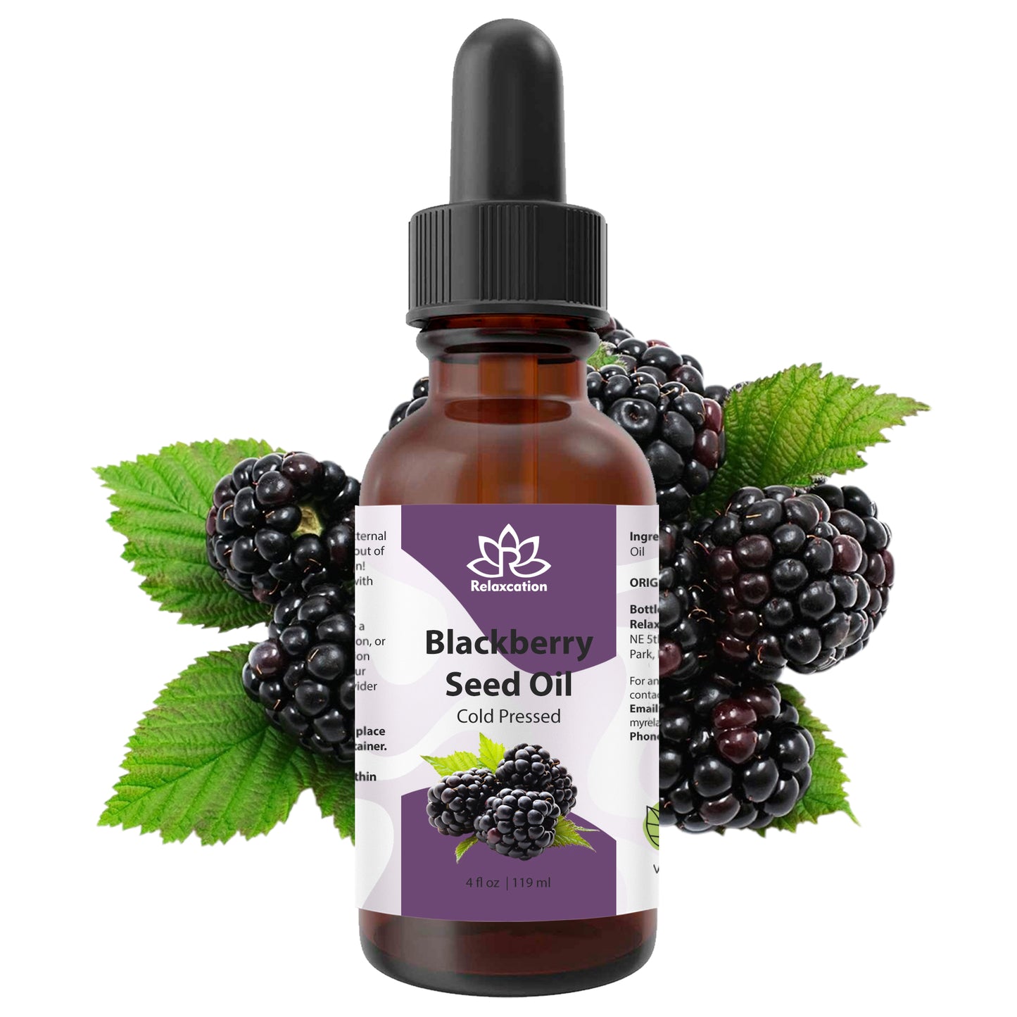 Pure Blackberry Seed Oil – 100% Botanical Plant Oil for Skin & Hair