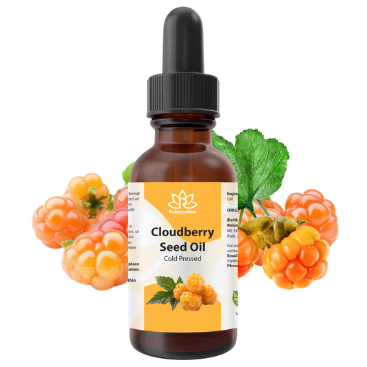 Pure Cloudberry Seed Oil Cold Pressed Botanical Oil | Nordic Inspired - - 0.5 fl oz / 1 fl oz / 2 fl oz / 4 fl oz