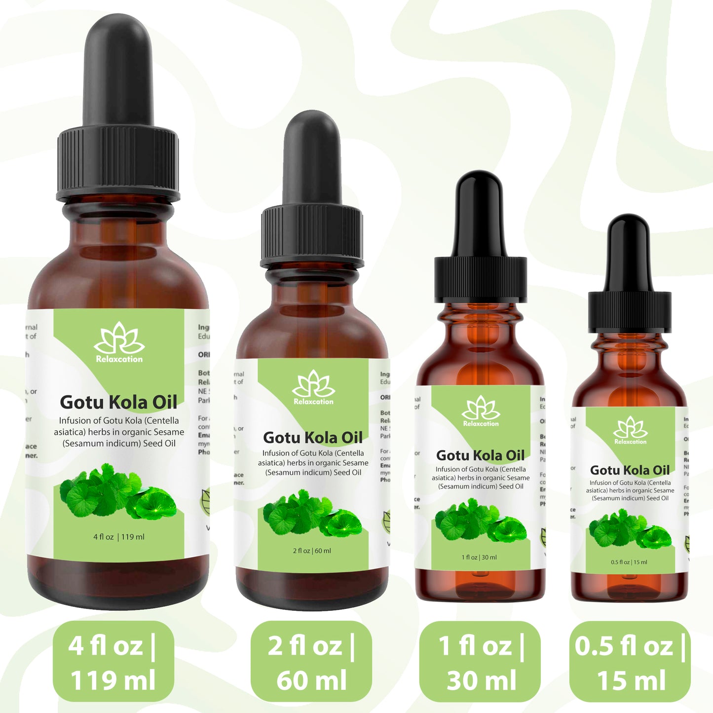 Gotu Kola (Centella) Pure Natural Carrier Oil