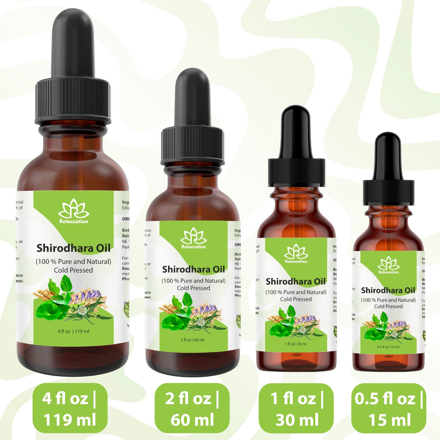 Shirodhara Ayurvedic Organic Oil – Shirodhara Massage Oil Relaxing Body Oil