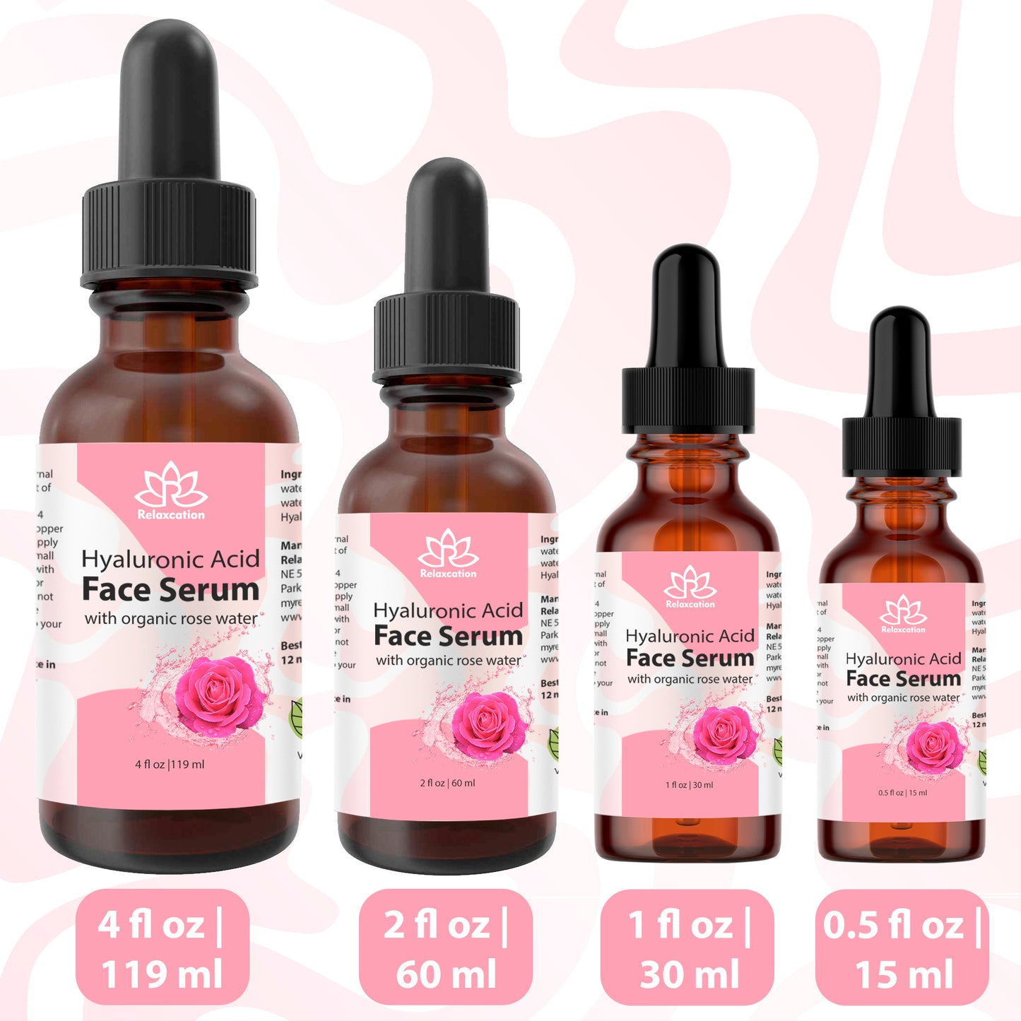 Hyaluronic Acid Serum with Rose Water