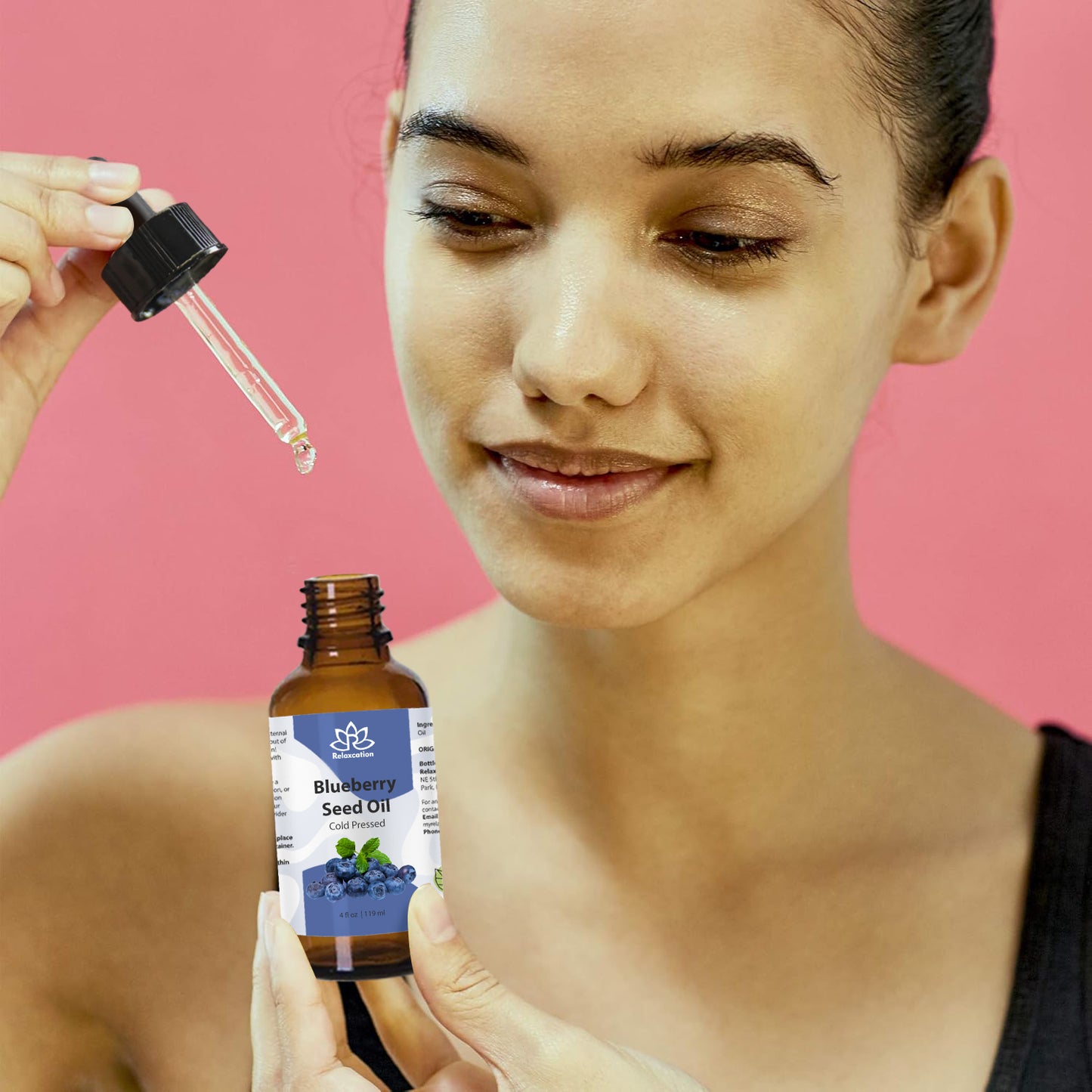 Pure Blueberry Seed Oil Cold Pressed – 100% Botanical Plant Oil | Natural Antioxidant Facial Oil