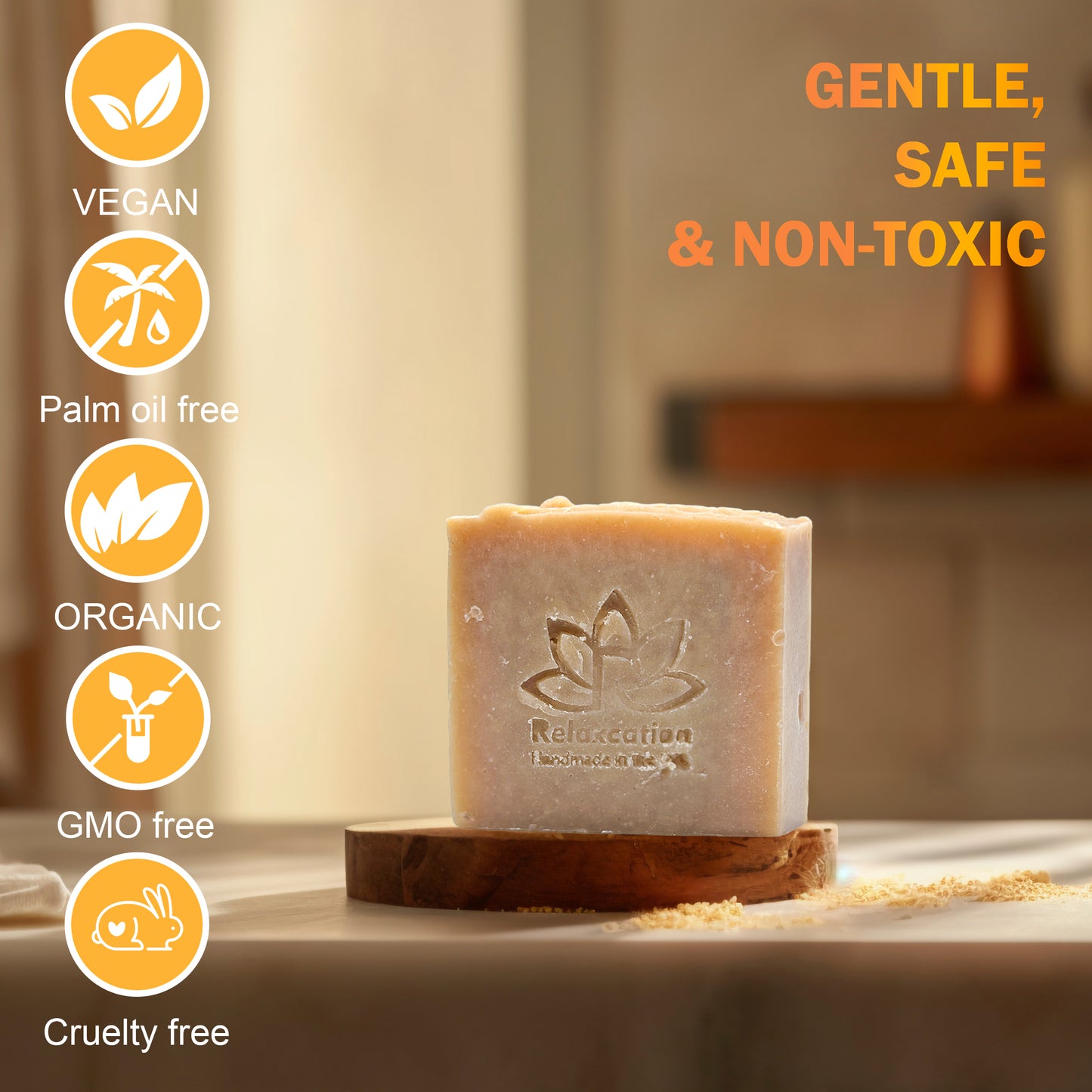 Goat Milk Natural Soap Bar - Calming and Hypoallergenic