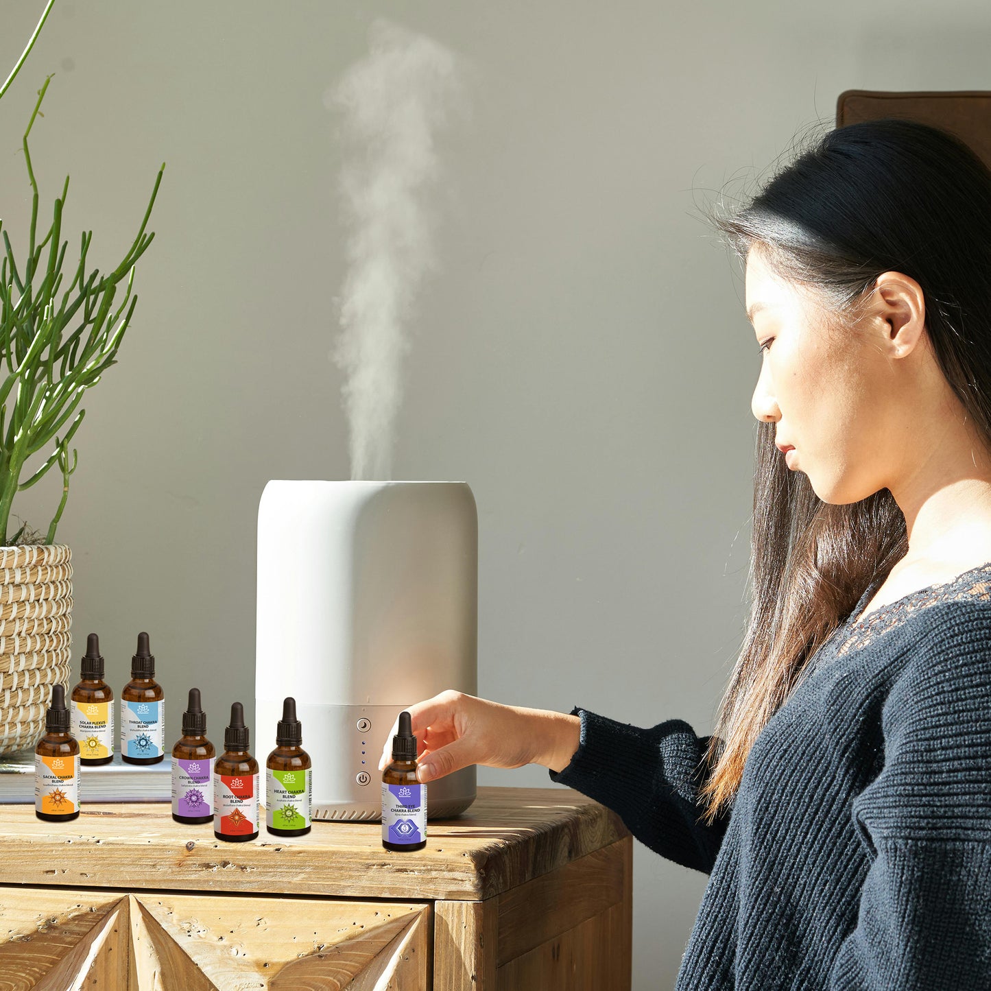 Chakra Essential Oil Blend Set – Complete 7 Chakras Collection
