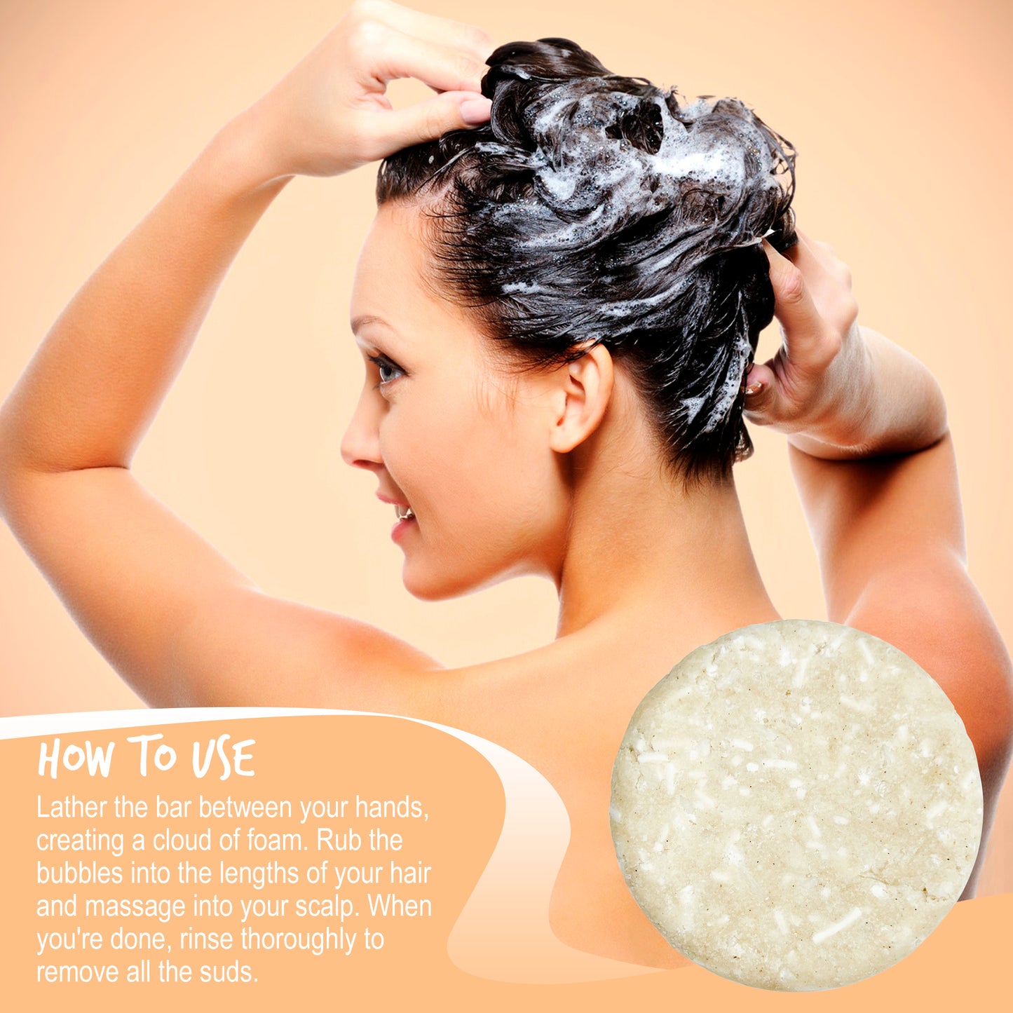 RICE WATER PROTEIN Shampoo Bar for Hair Growth