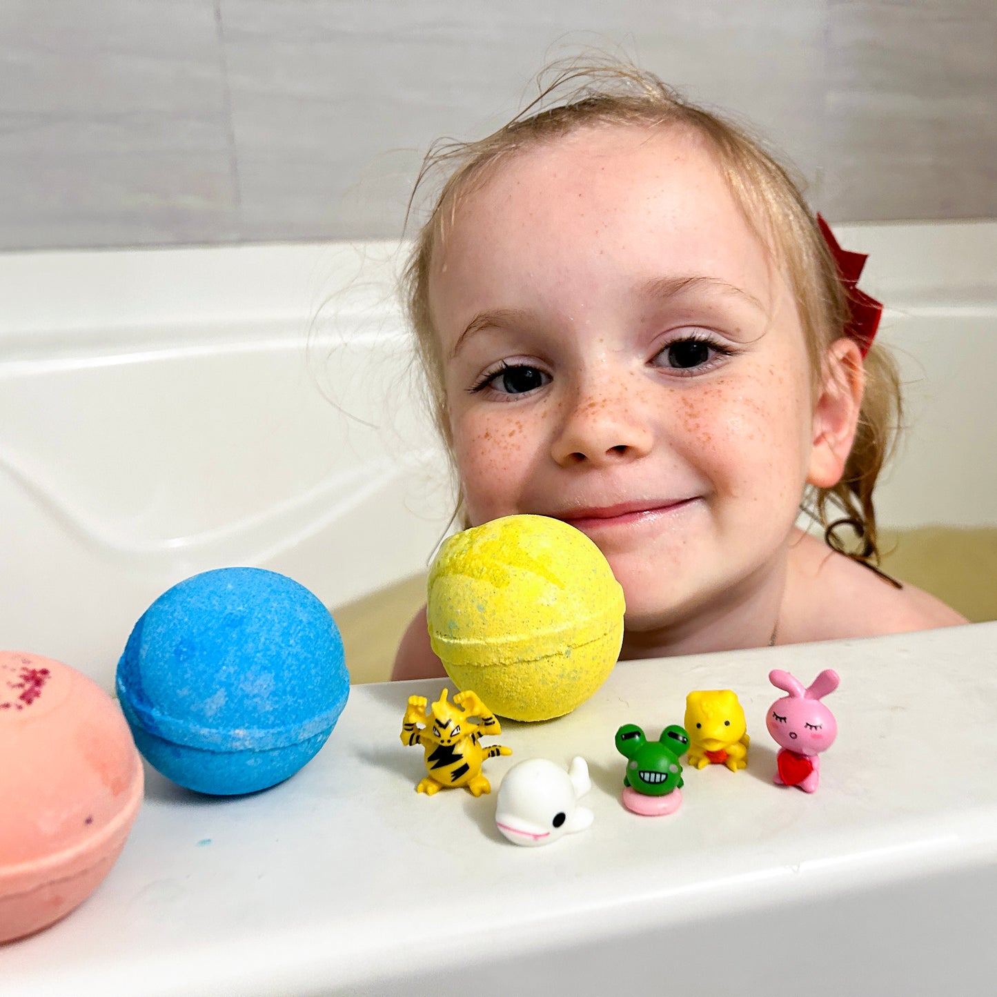 12 Bath Bombs for Kids with Surprise Toys Inside