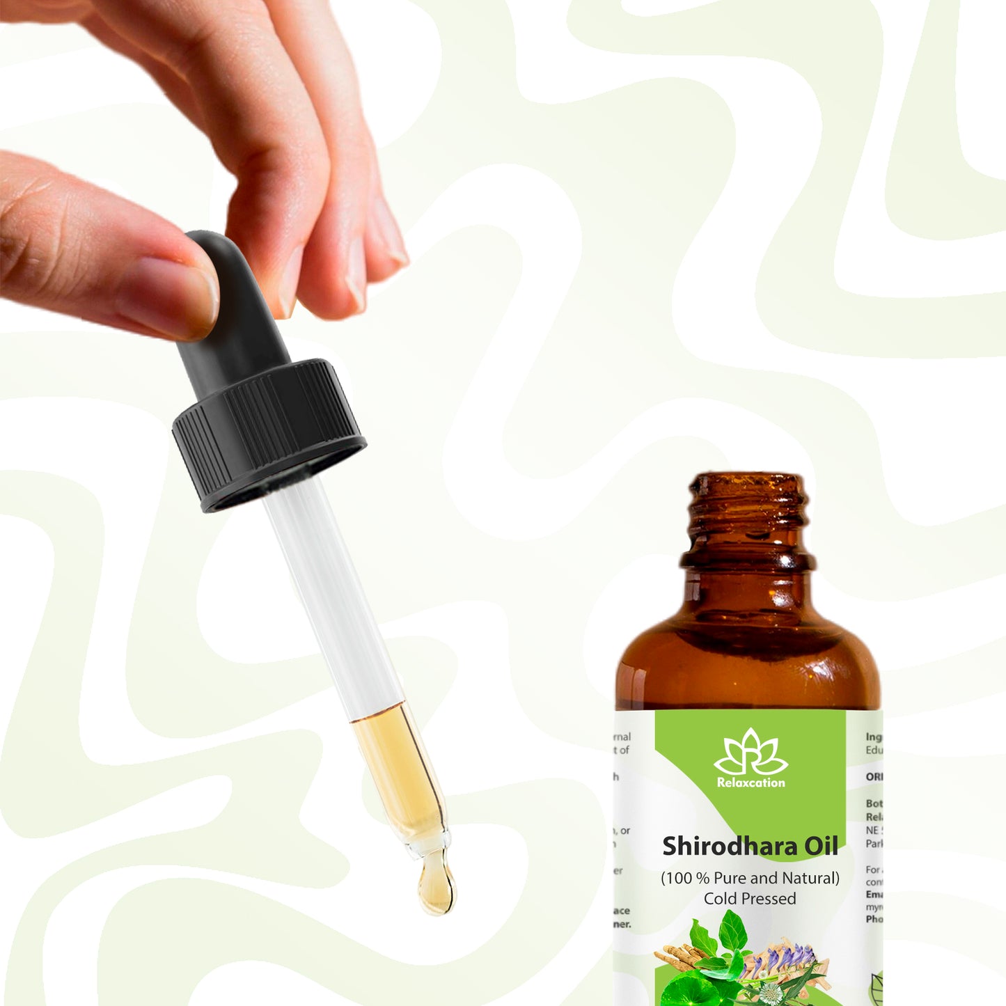 Shirodhara Ayurvedic Organic Oil – Shirodhara Massage Oil Relaxing Body Oil