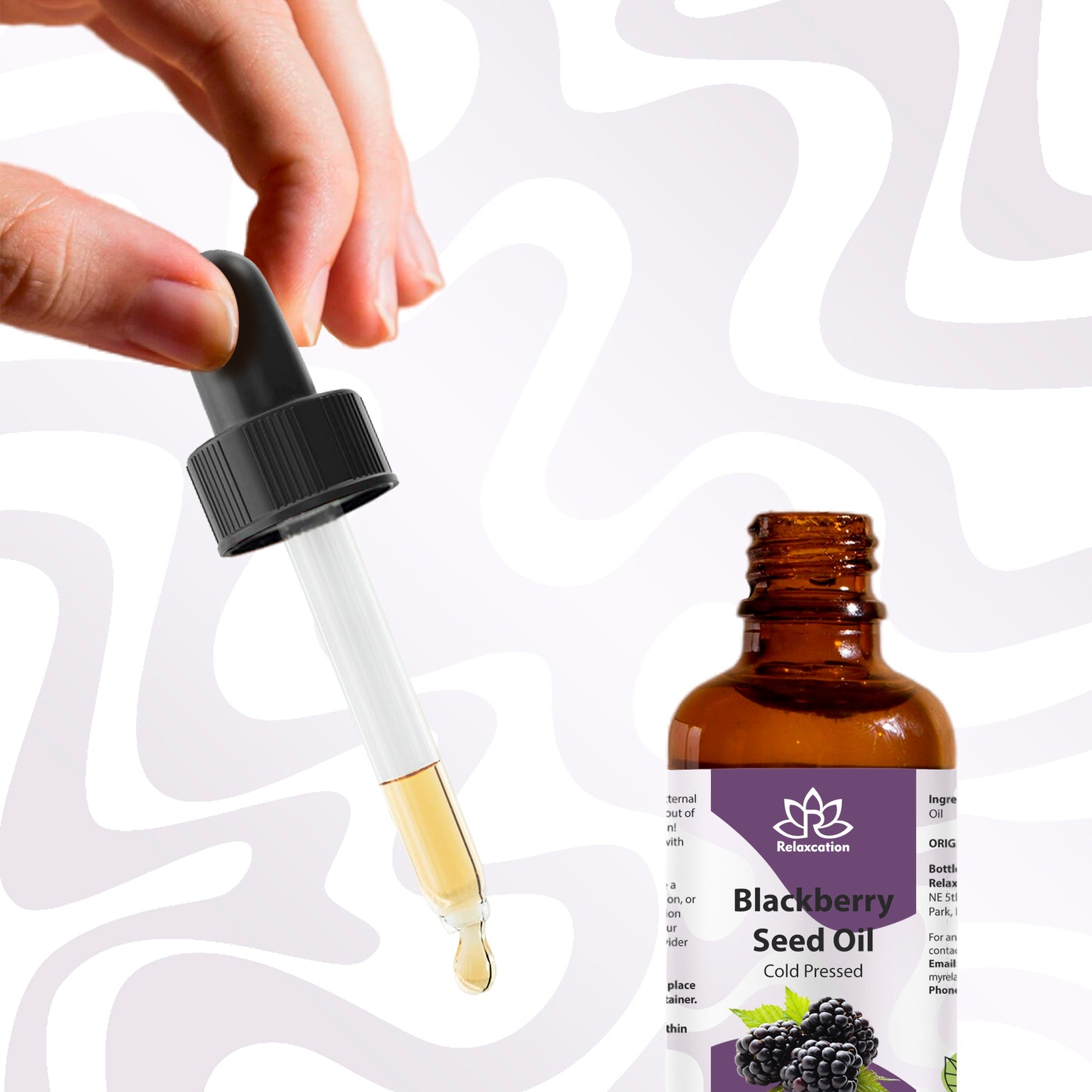 Pure Blackberry Seed Oil – 100% Botanical Plant Oil for Skin & Hair