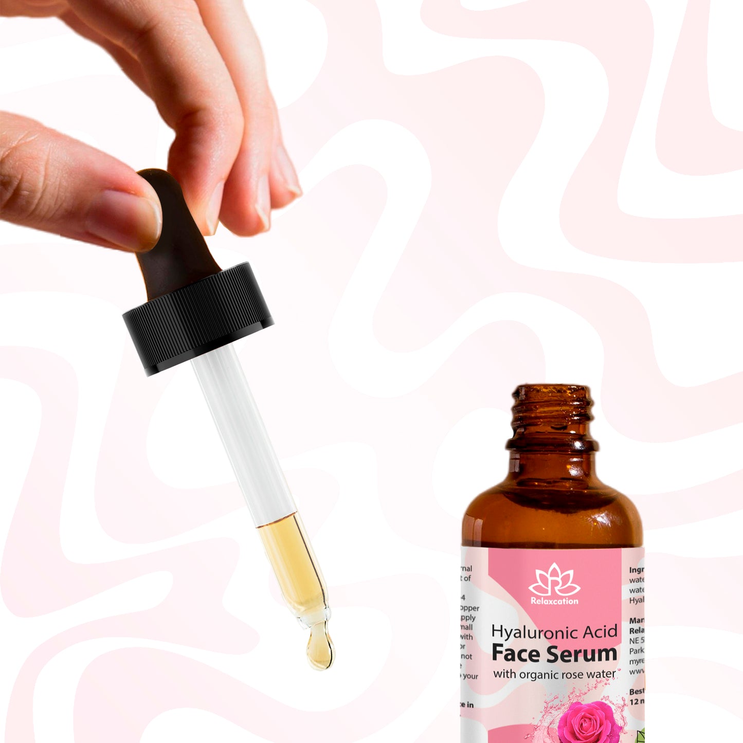 Hyaluronic Acid Serum with Rose Water