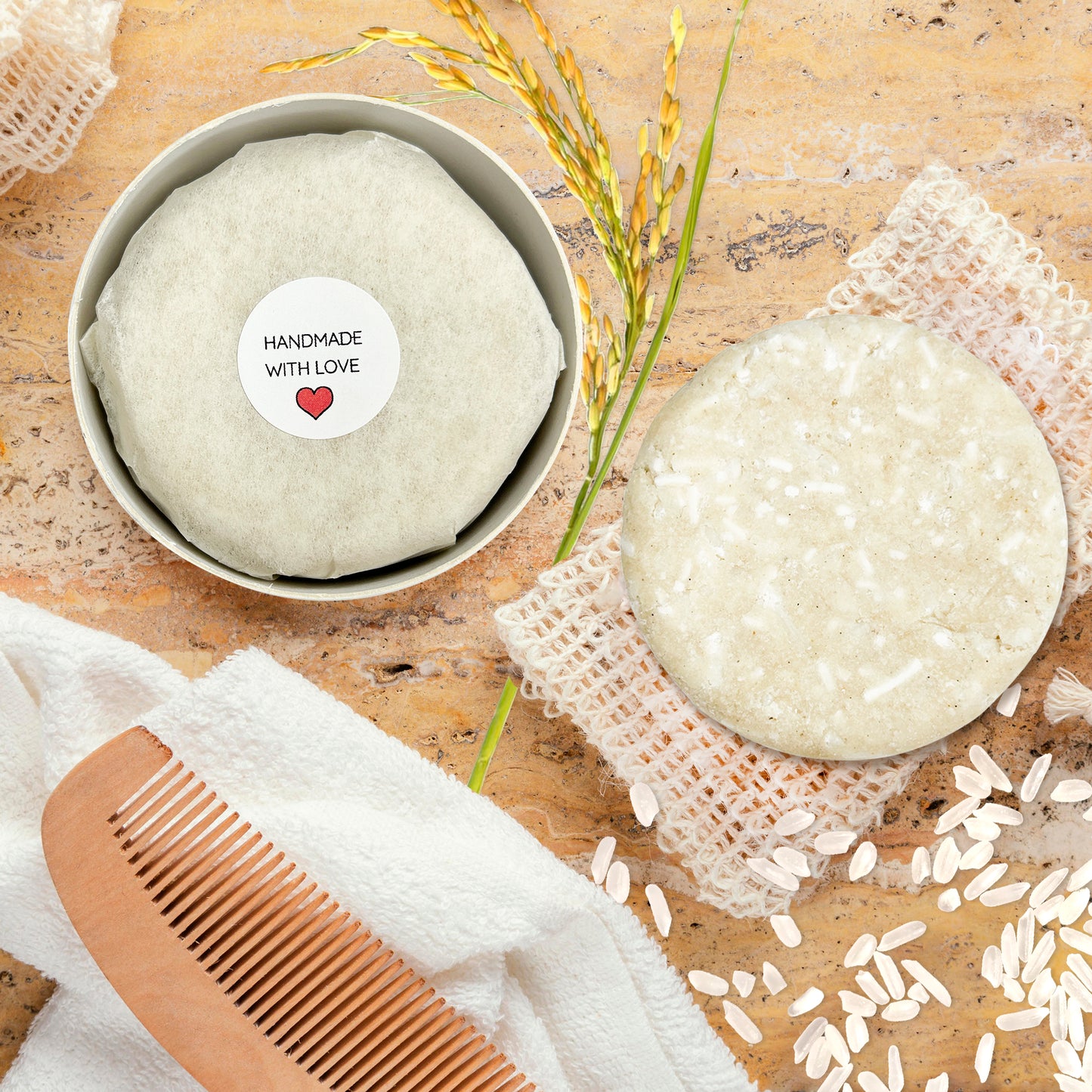 RICE WATER PROTEIN Shampoo Bar for Hair Growth