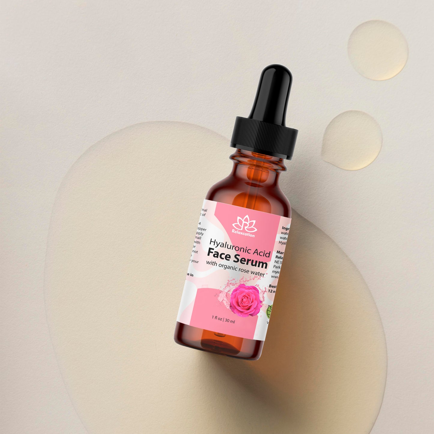 Hyaluronic Acid Serum with Rose Water