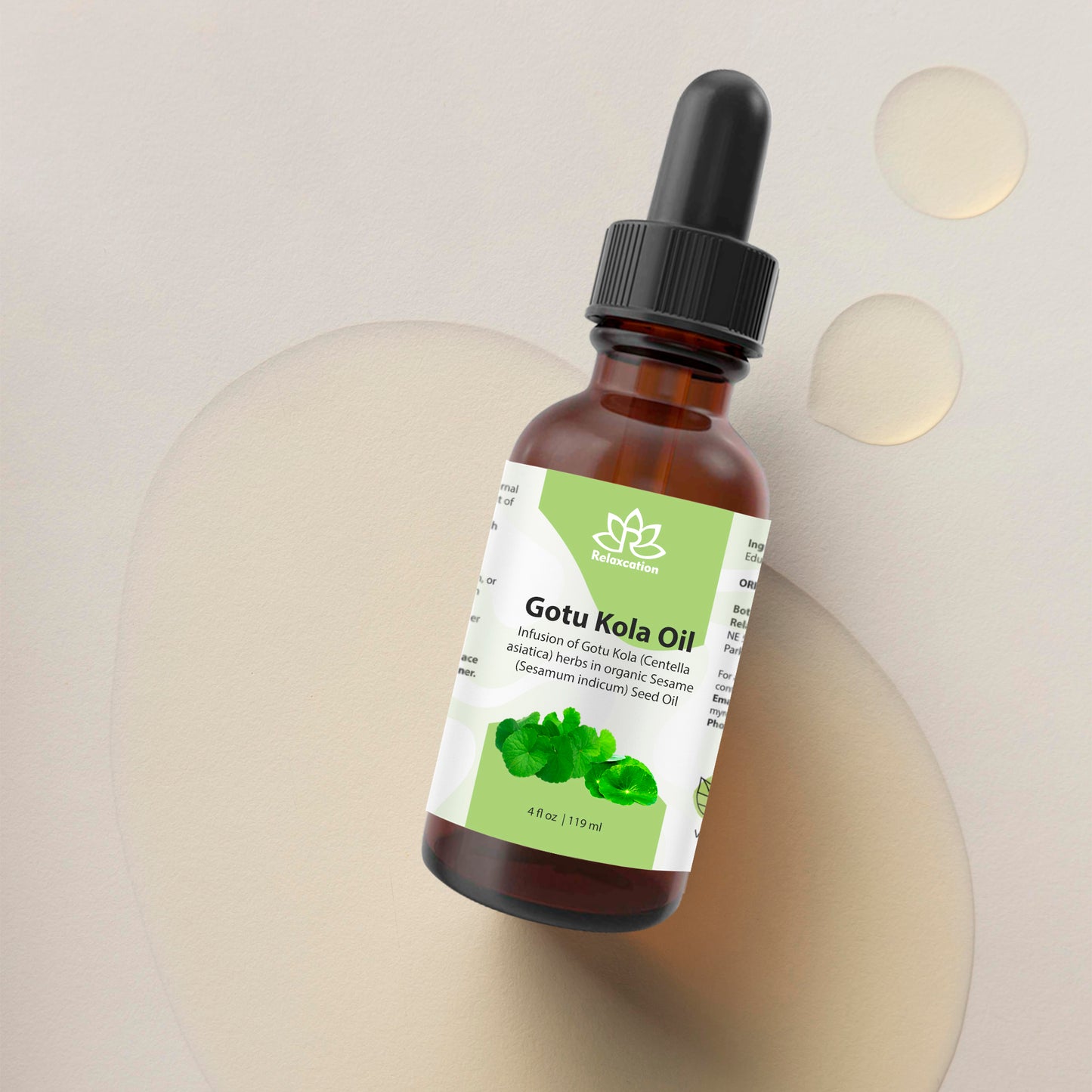 Gotu Kola (Centella) Pure Natural Carrier Oil