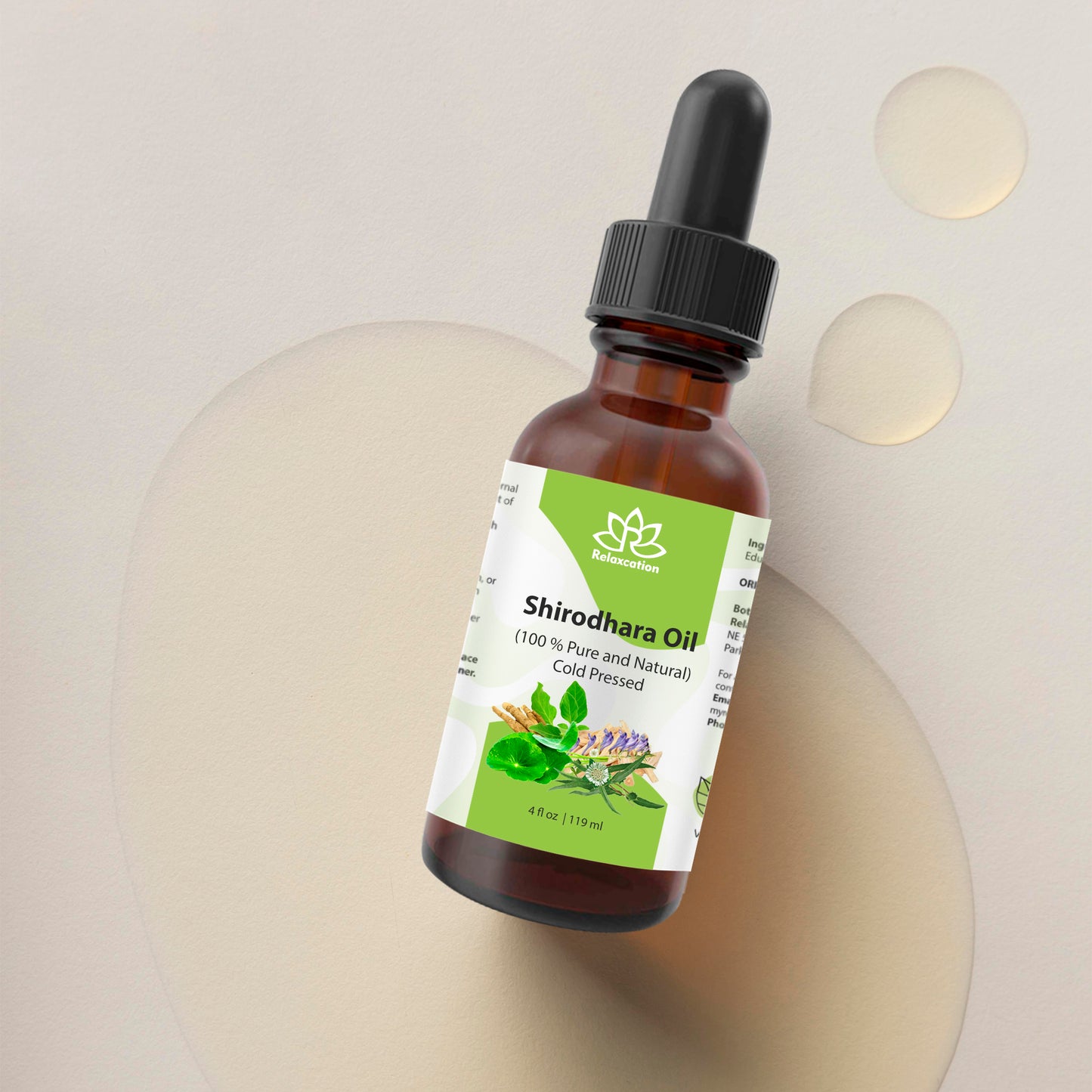 Shirodhara Ayurvedic Organic Oil – Shirodhara Massage Oil Relaxing Body Oil
