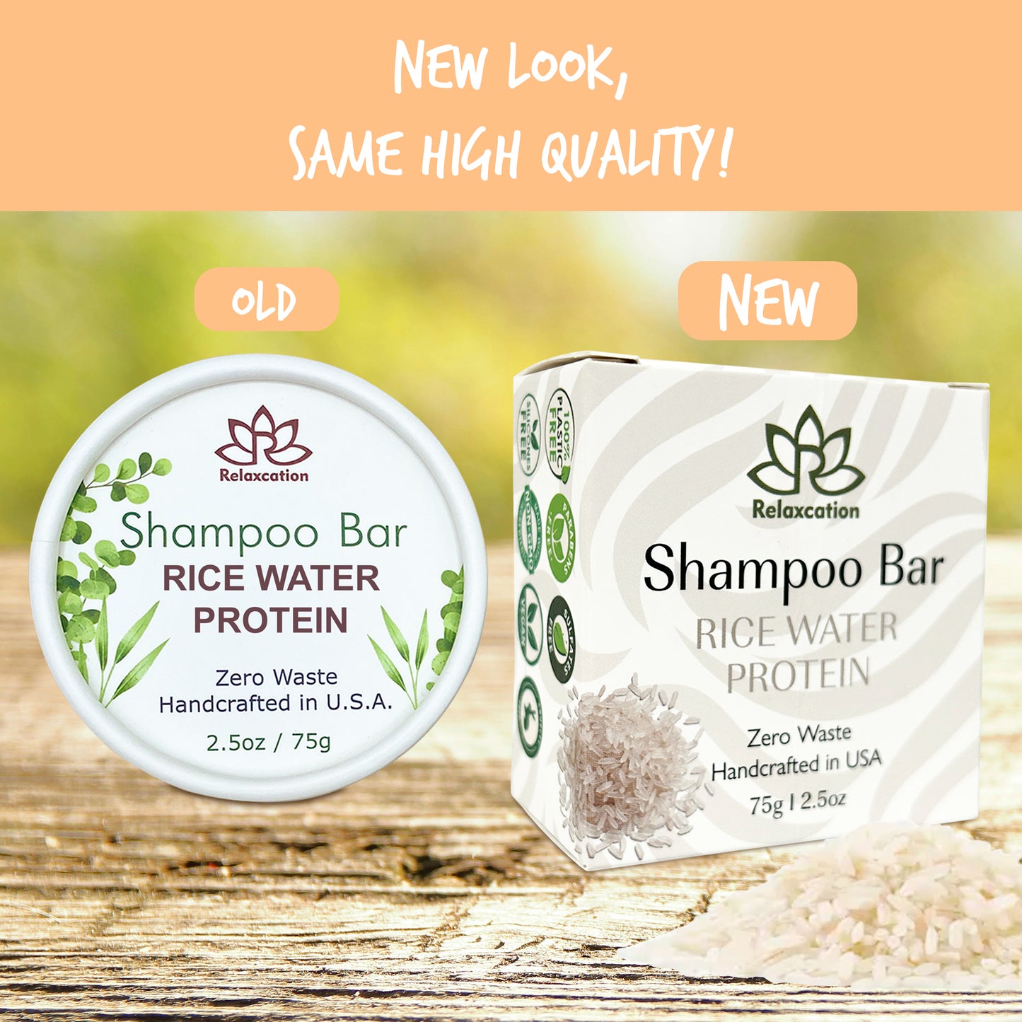 RICE WATER PROTEIN Shampoo Bar for Hair Growth