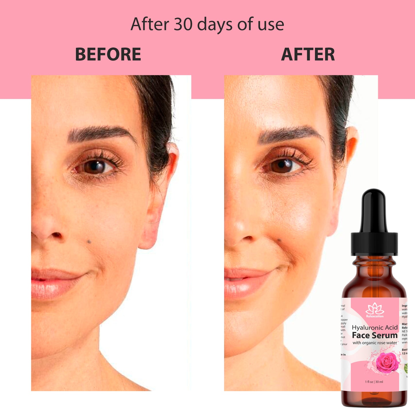Hyaluronic Acid Serum with Rose Water
