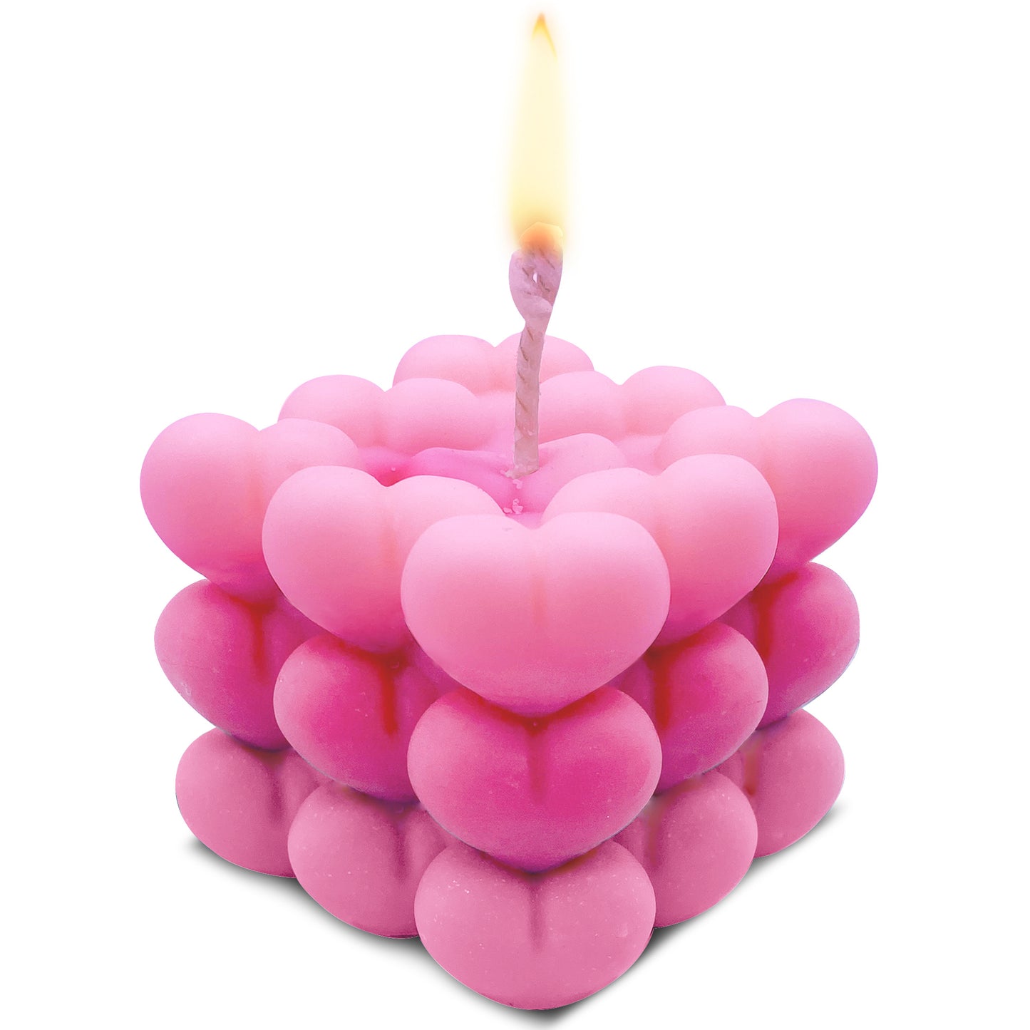 BE DELICIOUS BLOSSOM Heart Shaped Soy Wax Candle - 5.5 oz