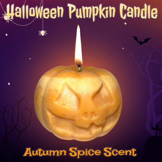 Pumpkin Candle with Autumn Spice Scent