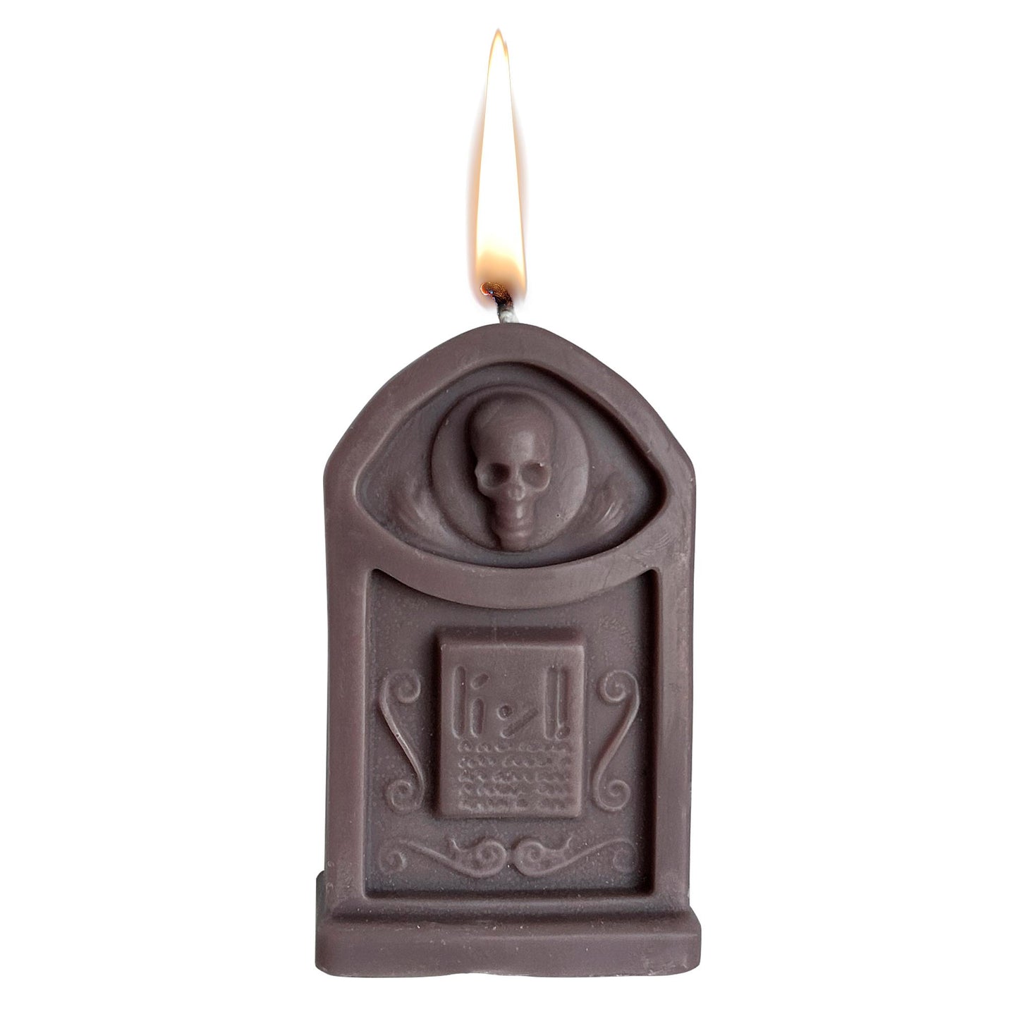 Halloween TombStone Candle with Cranberry Scent