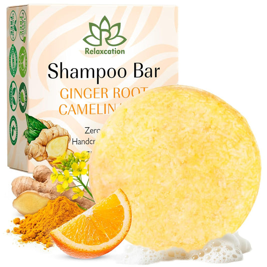 Ginger Root SOLID Shampoo Bar for Hair Growth