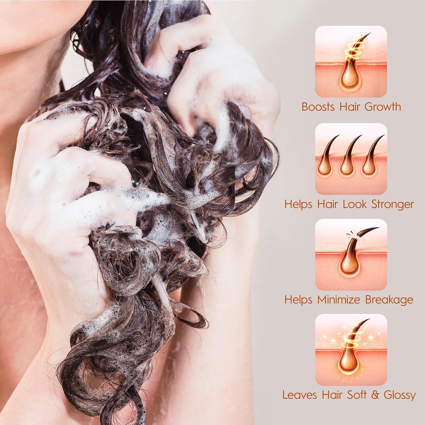 Ginger Root SOLID Shampoo Bar for Hair Growth