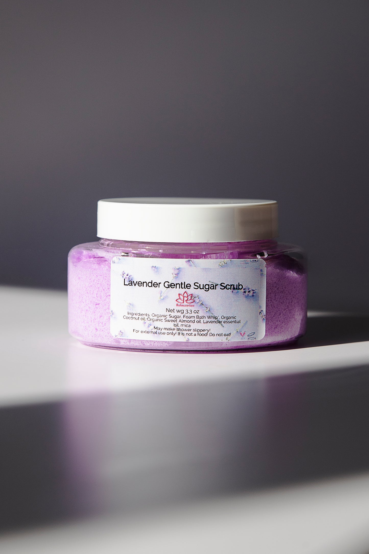 Body Sugar Scrub Soufflé "Lavender" - 4 oz