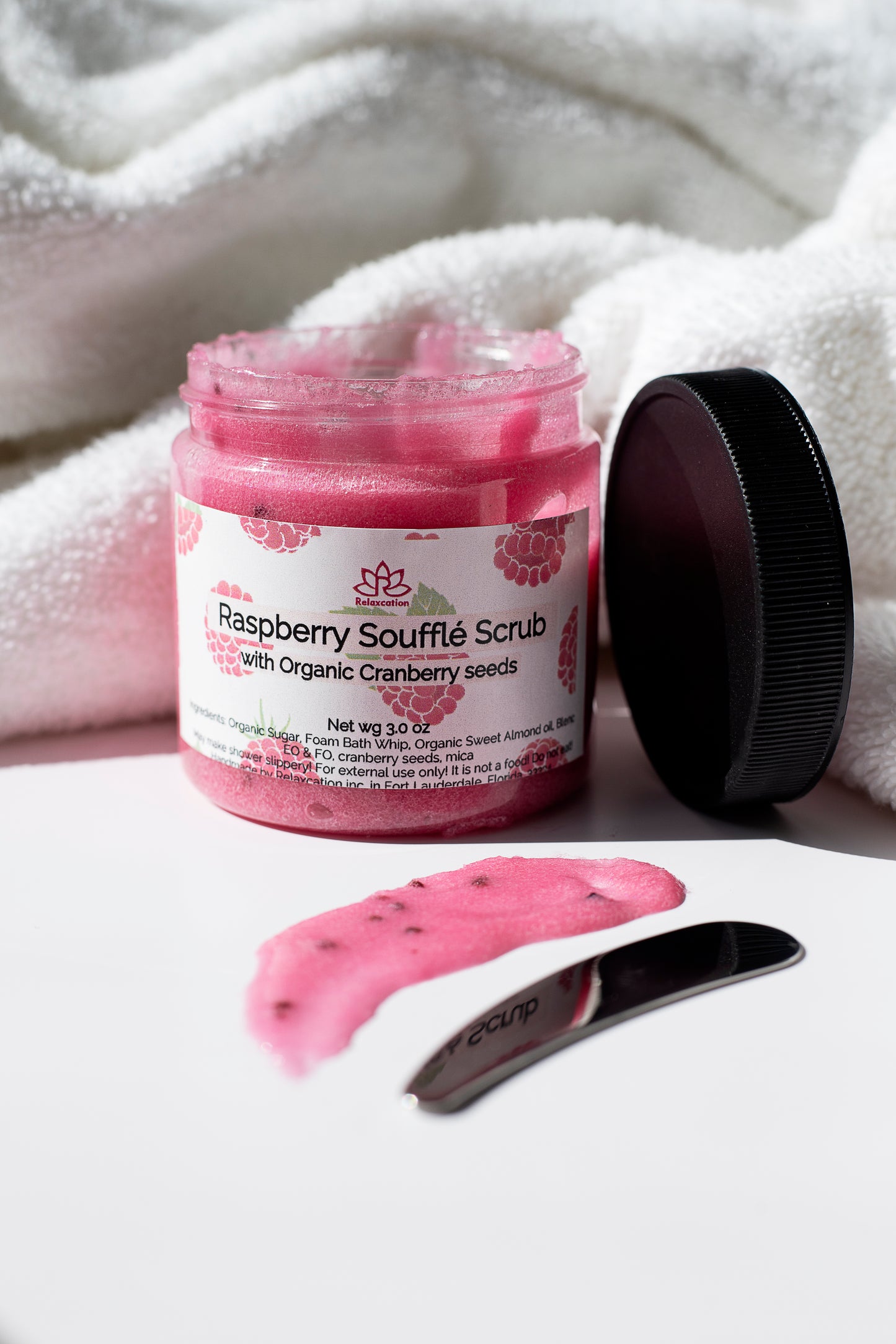 Body Sugar Scrub Souffle "Rockin' Raspberry" Scent - 4 oz