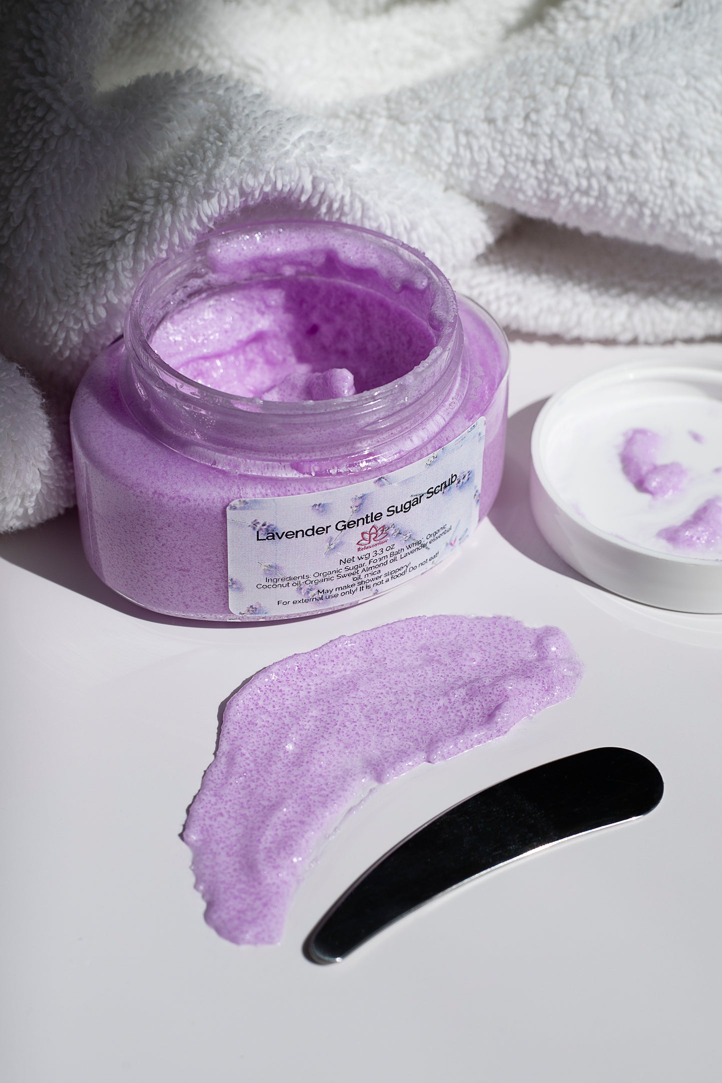 Body Sugar Scrub Soufflé "Lavender" - 4 oz