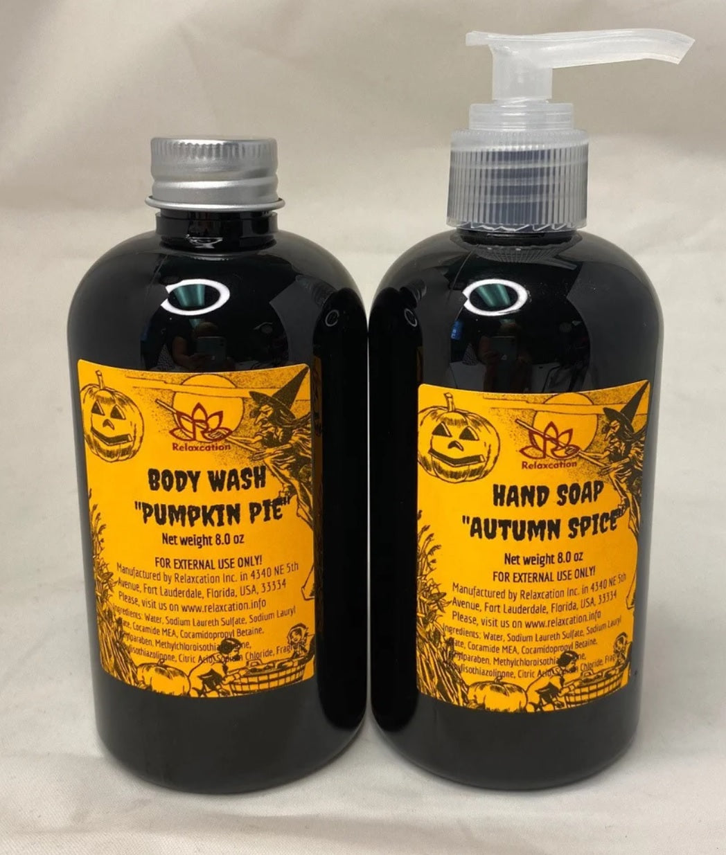 Halloween Gift Set Hand Soap and Body Wash (8 oz/each)