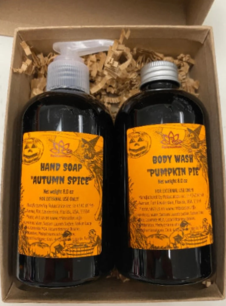 Halloween Gift Set Hand Soap and Body Wash (8 oz/each)