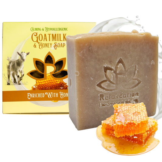 Goat Milk Natural Soap Bar - Calming and Hypoallergenic