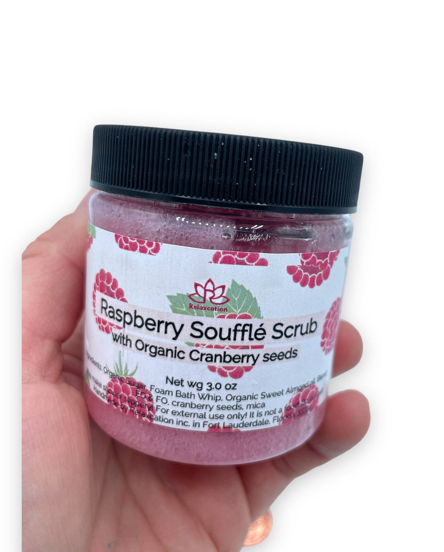 Body Sugar Scrub Souffle "Rockin' Raspberry" Scent - 4 oz