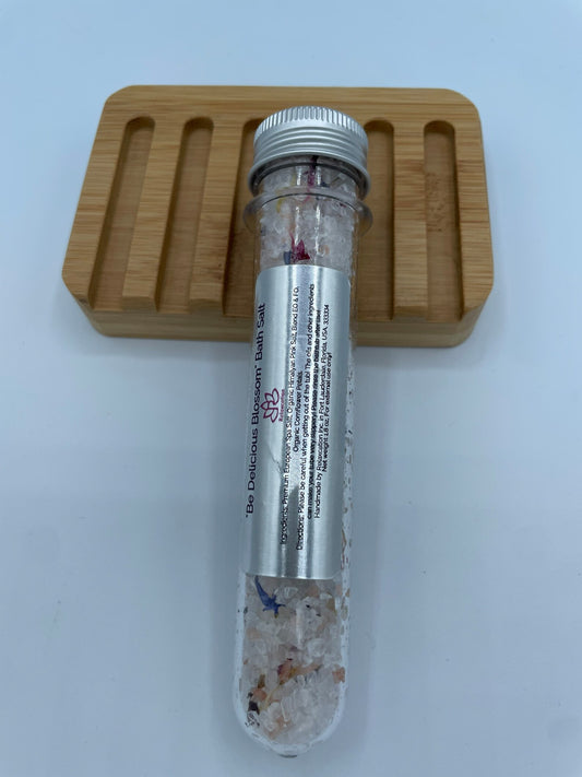 Lab Test Tube European Spa Salt and Pink Himalayan Salt