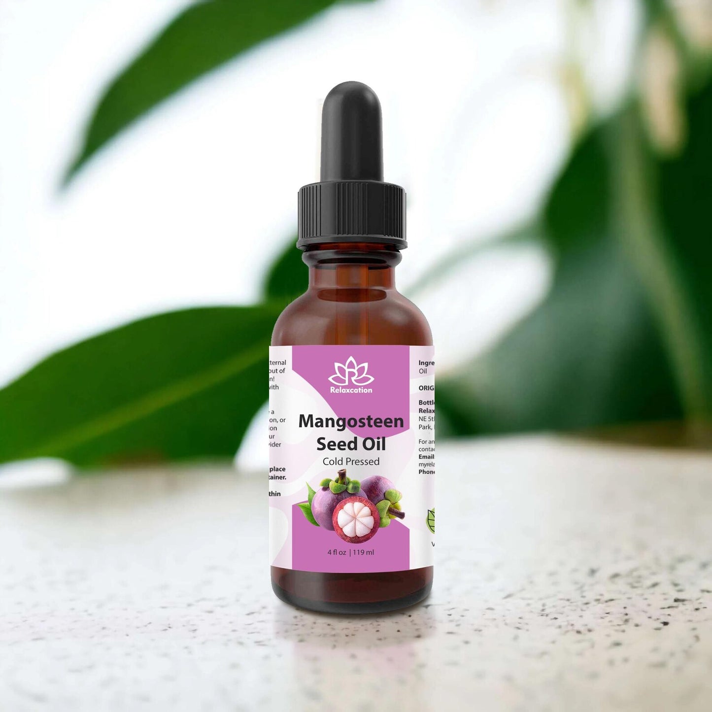Pure Mangosteen Seed Oil Cold Pressed Unrefined | Garcinia Mangostana Oil for Skin Care, Hair Care, Scalp Moisture & DIY Beauty 0.5-4 fl oz