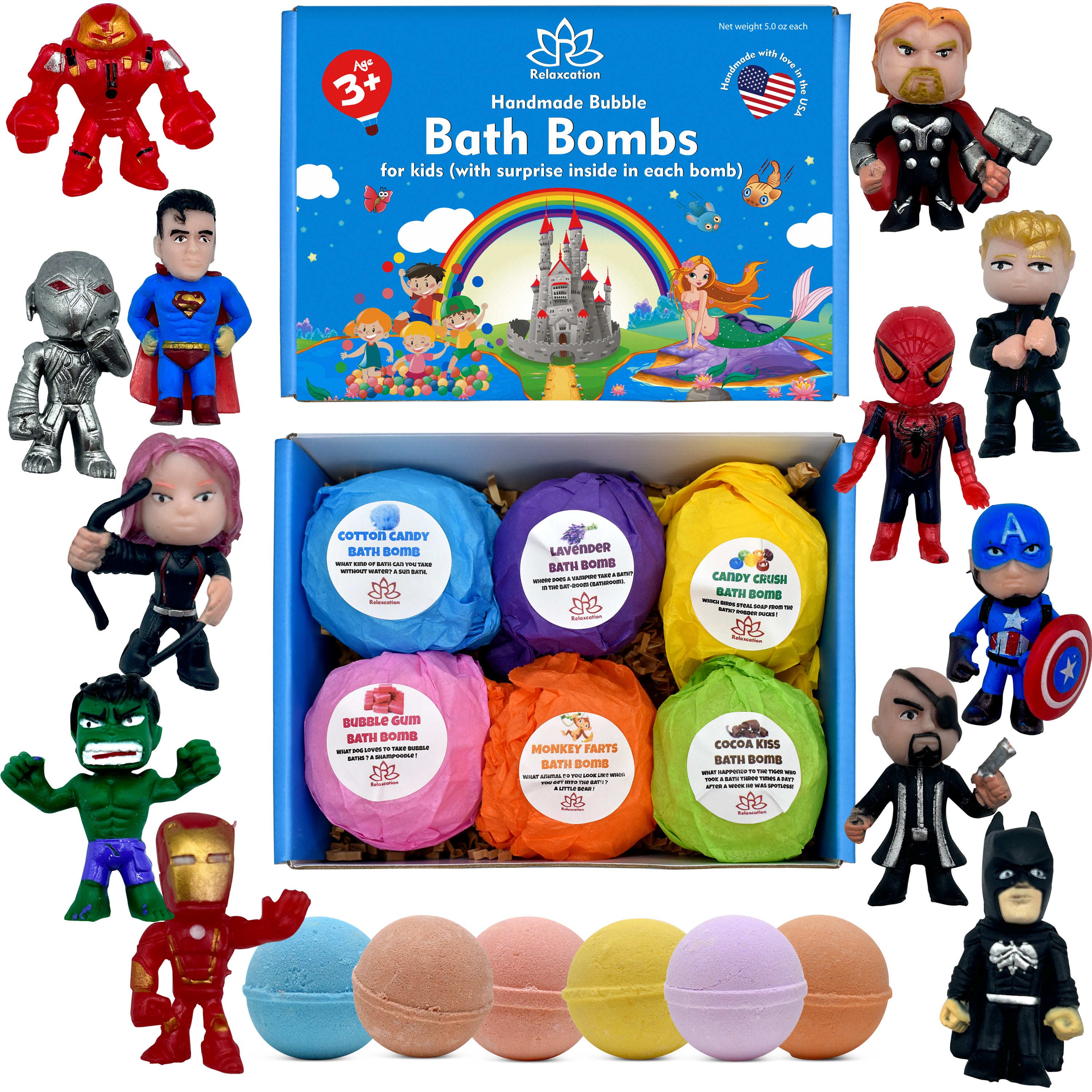 Bath Bombs Sets With Toys Relaxcation